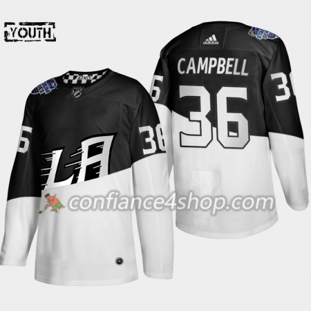 Adidas Maillot de Hockey Los Angeles Kings Jack Campbell 36 Adidas 2020 Stadium Series Authentic - Enfant